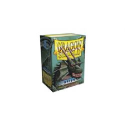 PAQUET DE 100 POCHETTES PROTECTRICES DE CARTES VERTES DRAGON SHIELD